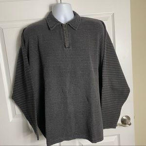 Silver Creek  casual men sweater Long Sleeve 1/4 zipper 2X